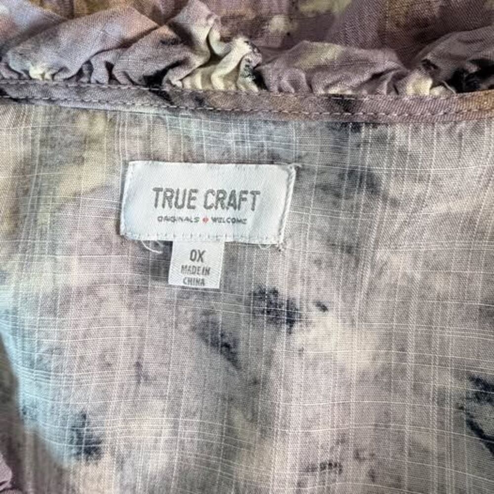 True Craft Tiered Mini Dress, Size 0X, 23” p-p, 34” length, C7557 - Picture 4 of 5